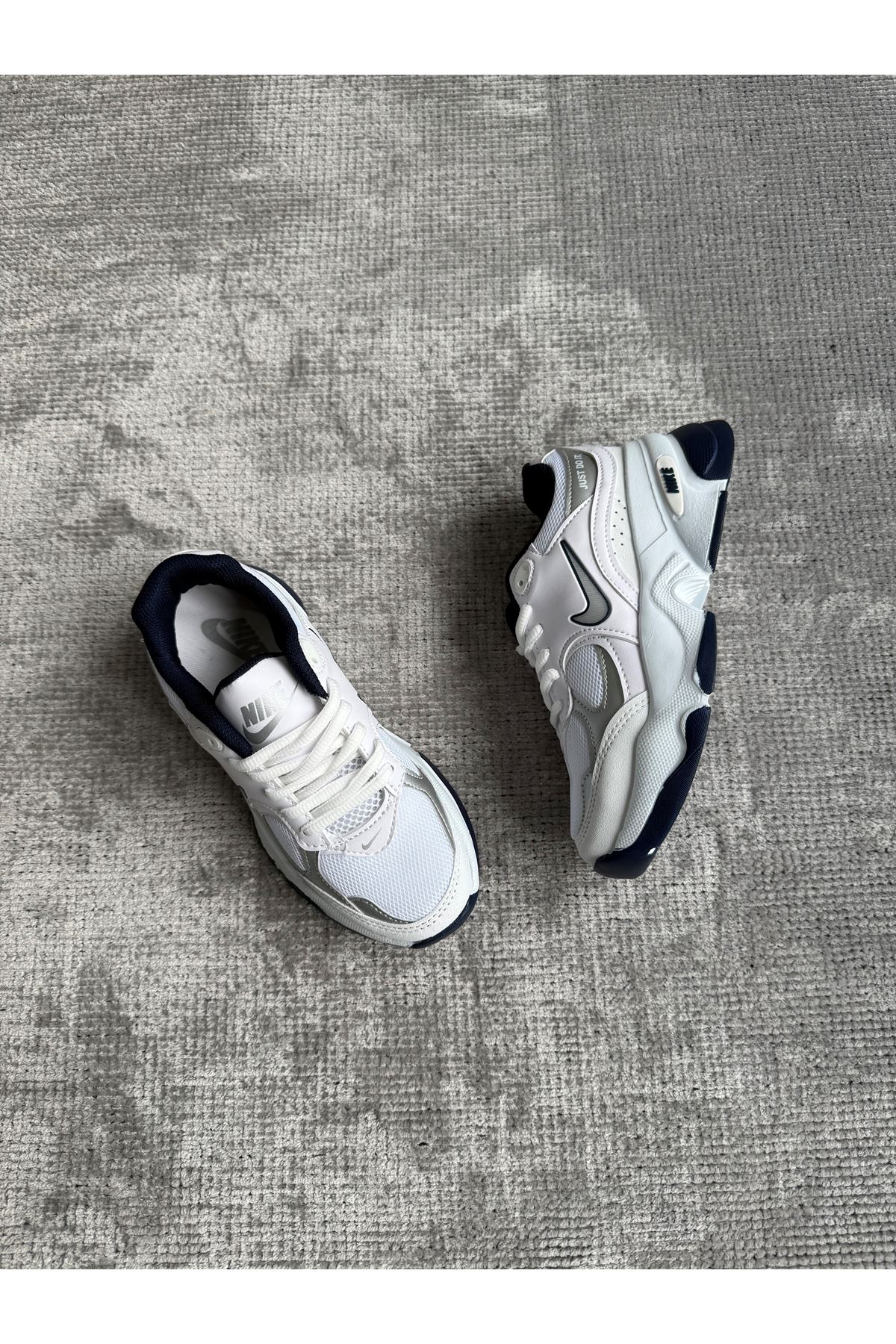 Nike New Just Beyaz Lacivert