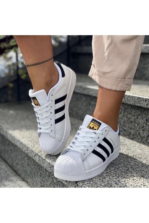 Süper Star Beyaz Siyah