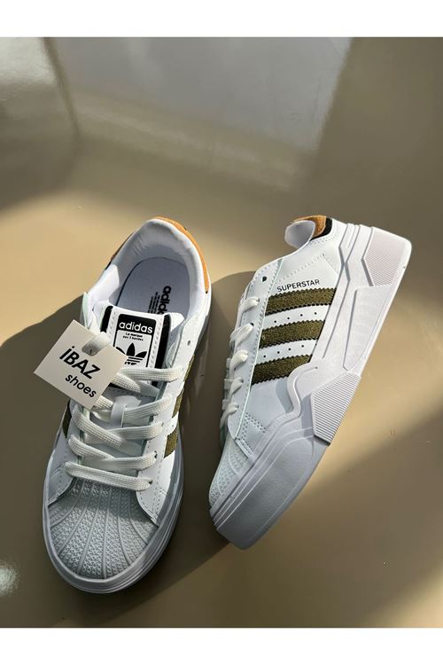 Superstar Marque Beyaz Haki