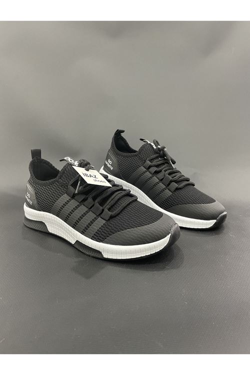 Triven Siyah Kadın Çizgili Sneaker