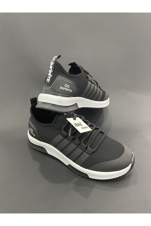 Triven Siyah Kadın Çizgili Sneaker