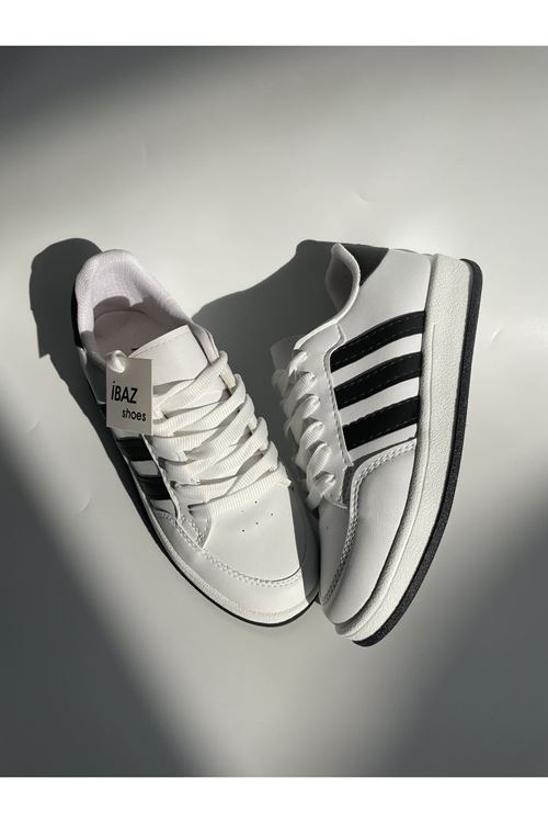 Arvo Beyaz Siyah Sneaker