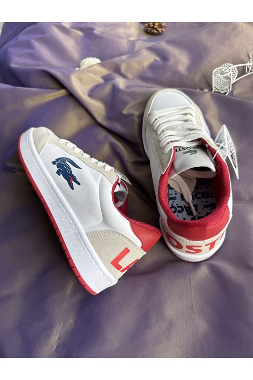 Lacost New Beyaz Kırmızı