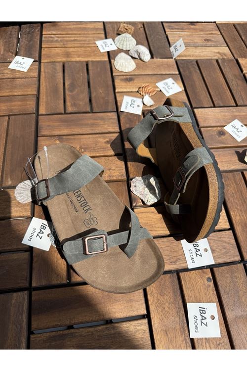 Birkenstock Çapraz Haki