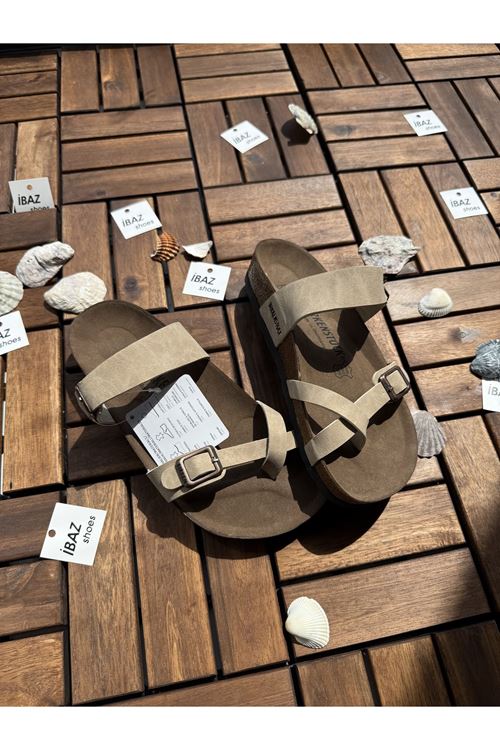 Birkenstock Çapraz Krem