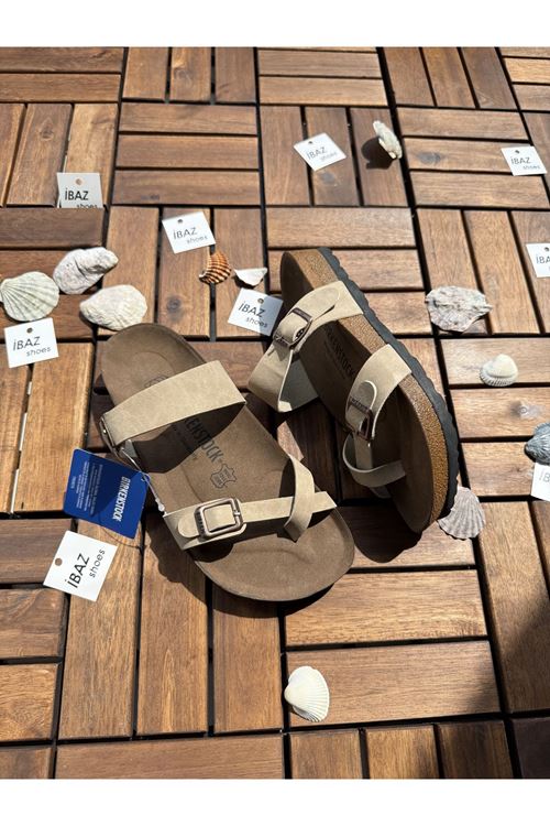 Birkenstock Çapraz Krem