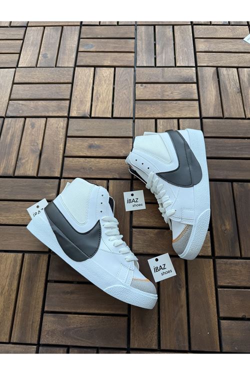 Jumbo Blazer Beyaz Uzun