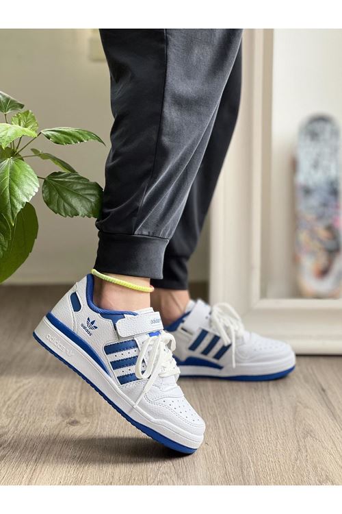  Forum Low Beyaz Mavi