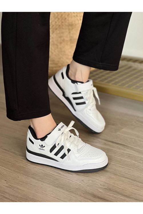  Forum Low Beyaz Siyah