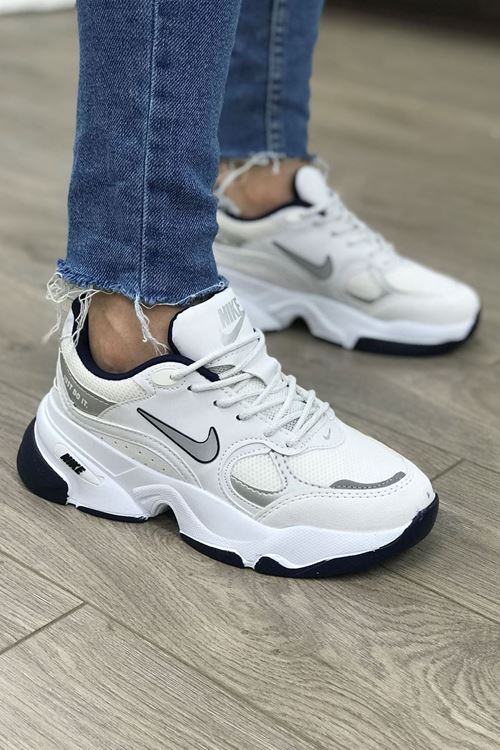 Nike New Just Beyaz Lacivert