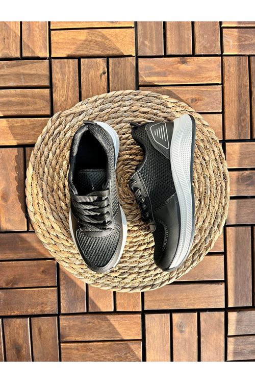 Lumo Siyah Cilt Kadın Sneaker