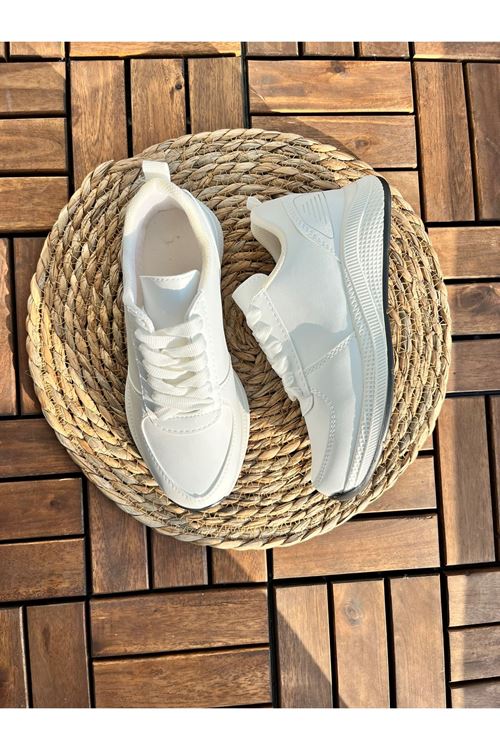 Lumo Beyaz Cilt Kadın Sneaker