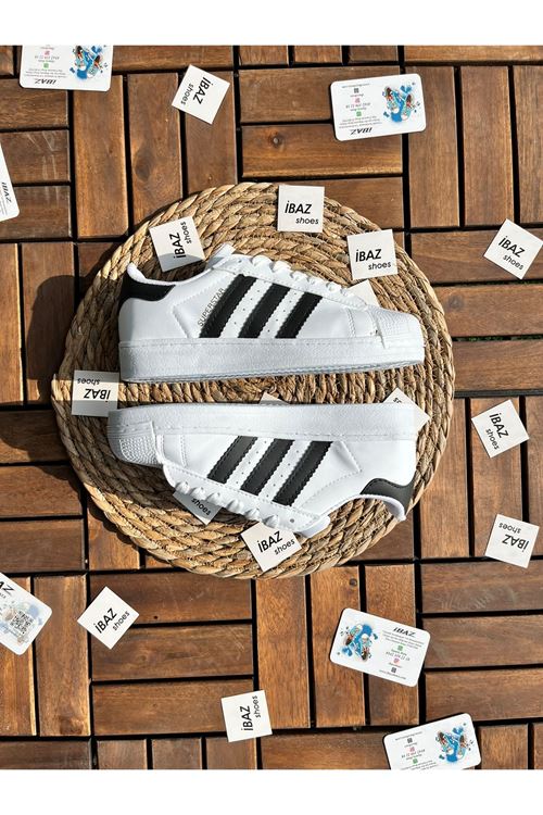 Süper Star Beyaz Siyah Sneaker