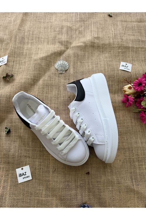 Alexander Mc Beyaz Siyah