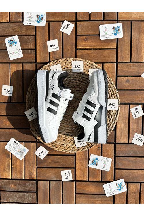  Forum Low Beyaz Siyah