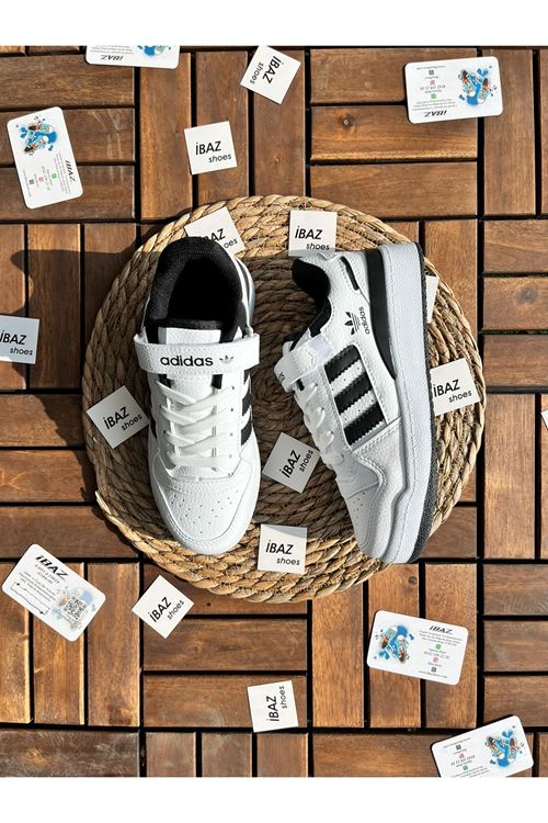  Forum Low Beyaz Siyah