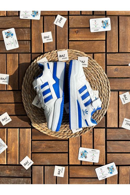  Forum Low Beyaz Mavi