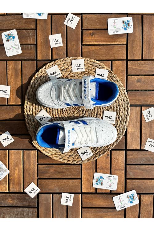  Forum Low Beyaz Mavi