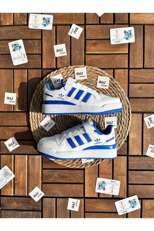  Forum Low Beyaz Mavi