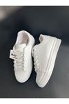 Nayro Beyaz Yüksek Topuklu Sneaker