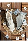 Zeno Beyaz Fileli Kadın Sneaker