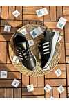 Volar Siyah Beyaz Çizgili Kadın Sneaker
